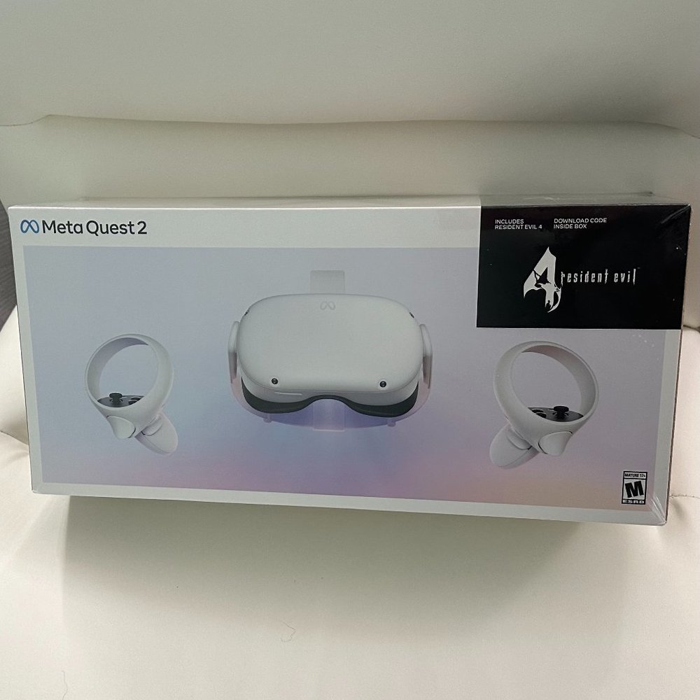 Brand new Still in plastic Meta Quest 2 256 GB with Resident Evil 4 included